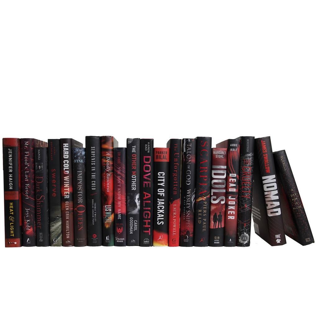 Books Black Decorative Accessories: Onyx Flame Dust Jacket Color By The Foot