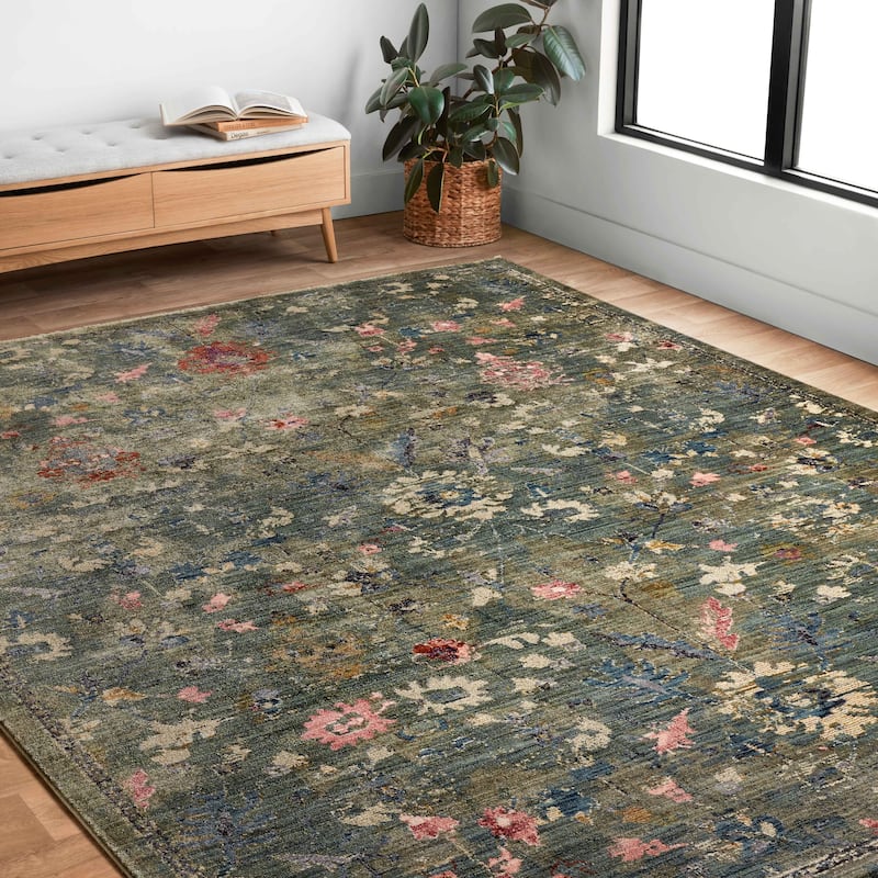 Alexander Home Jewel Boho Distressed Vintage Area Rug