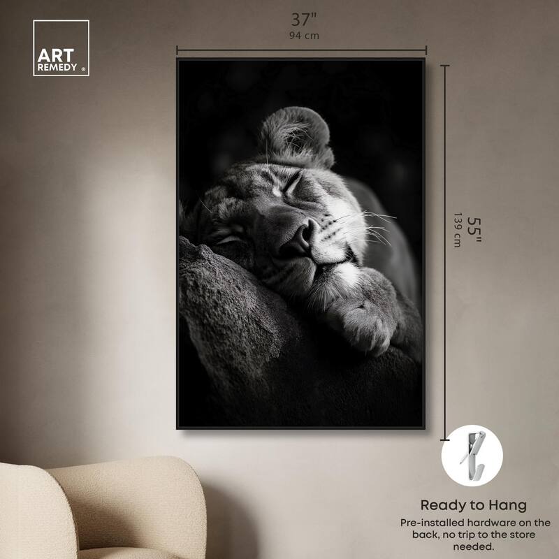 Resting Predator Canvas by Art Remedy