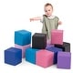 preview thumbnail 4 of 9, 12 Pieces Soft Foam Building Blocks Climbing Foam Cubes Set for Kids - 5.5" x 5.5" x 5.5" (L x W x H)