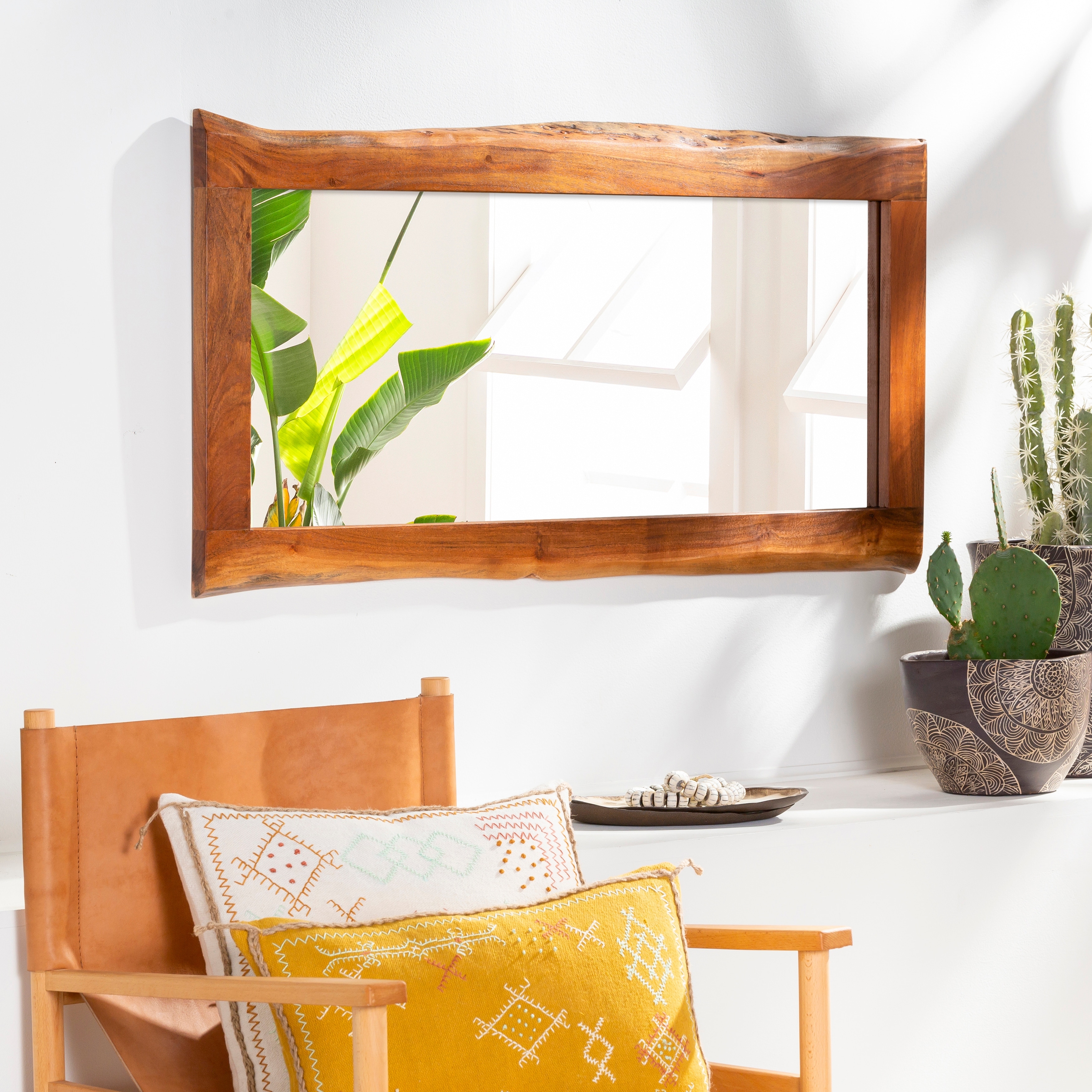 Acacia mirror on sale