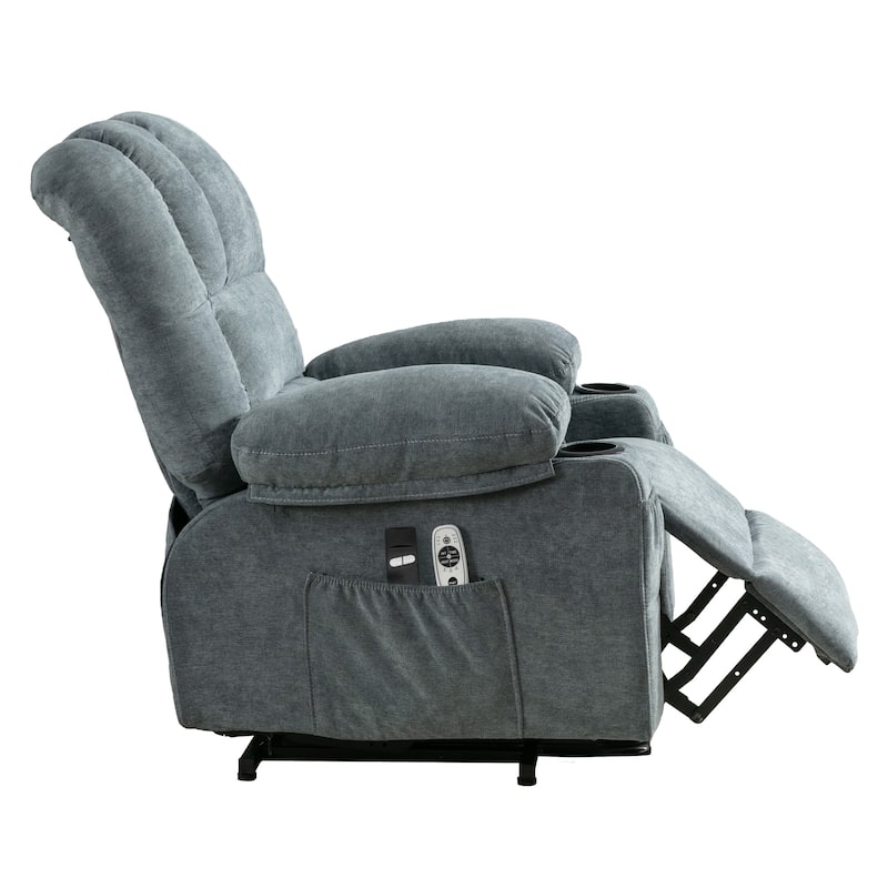 Power Electric Massage Lift Lounge Chair with Heating and Vibration, USB