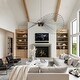 preview thumbnail 7 of 15, Vertigo 1-Light Black or Dark Brown Designer Modern Chandelier Large Pendant Light - N/A