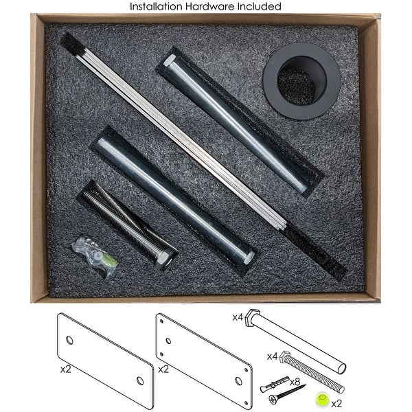 dimension image slide 0 of 3, ALFI brand HammockTub1-BM 79" Acrylic Wall Mounted Hammock Tub