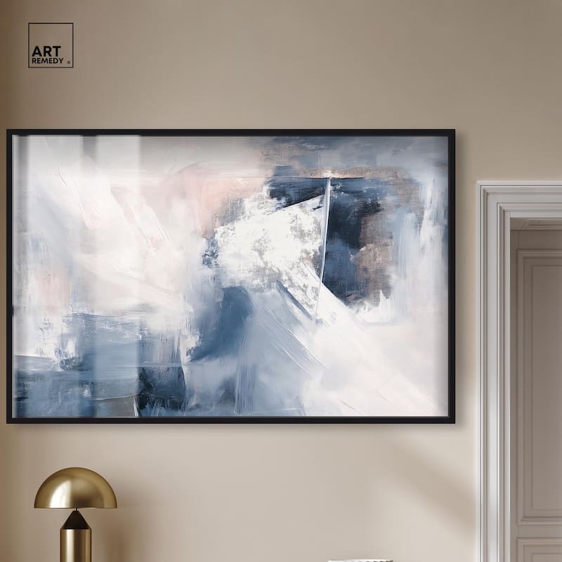 Blue Rapture II Shadowbox by Art Remedy