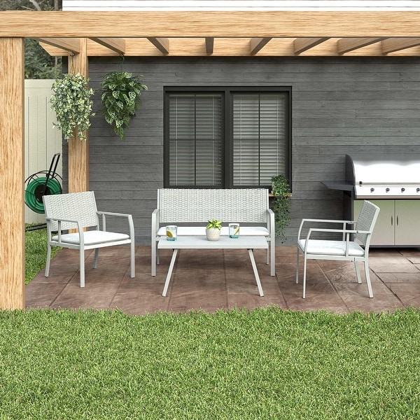 COSCO 4-Piece Folding Conversation Set - Bed Bath & Beyond - 42584294