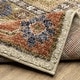 preview thumbnail 13 of 11, ROW ROW Gemma Bohemian Center Medallion Rust/ Blue Area Rug