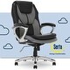 preview thumbnail 45 of 56, Serta Amplify Executive Office Chair with Padded Arms, Faux Leather and Mesh