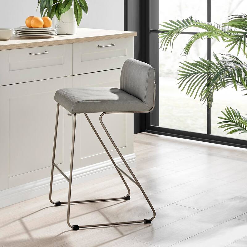 NPD Furniture Raoul Faux Leather Counter Stool