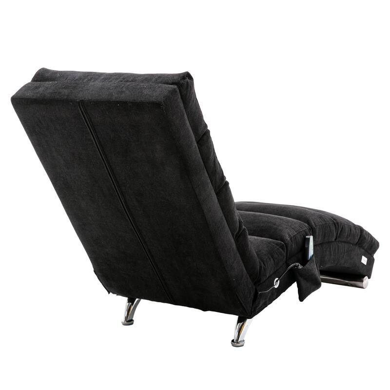 Linen Chaise Lounge Indoor Chair