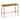 Costway 54" x 22" Acacia Wood Counter Height Table with Slatted - See Details