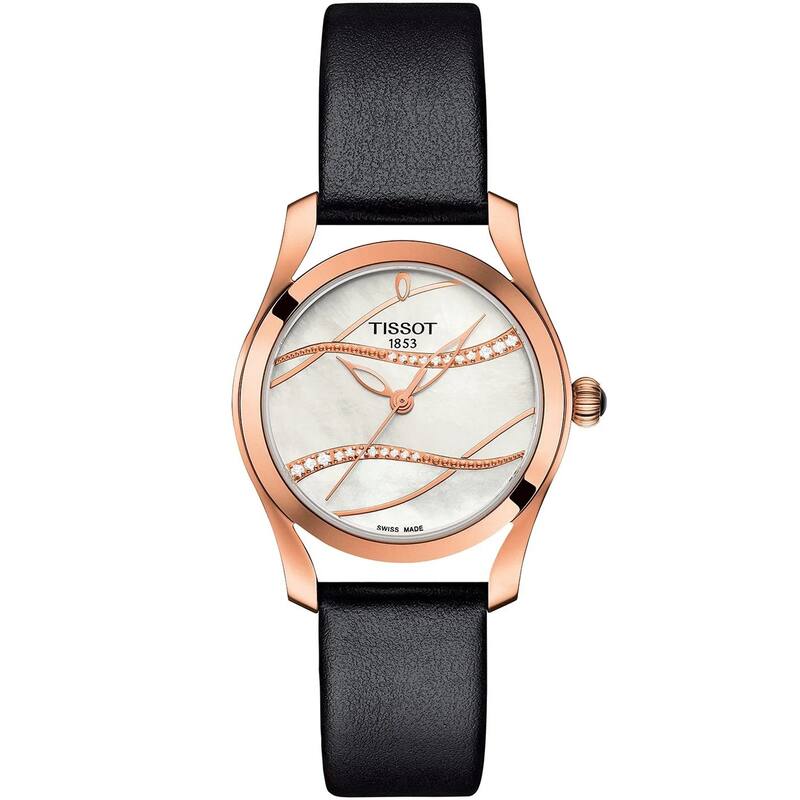Tissot Women's T-Wave Mother of Pearl Dial Watch - T1122103611100 - Mother of Pearl - 6 (36)