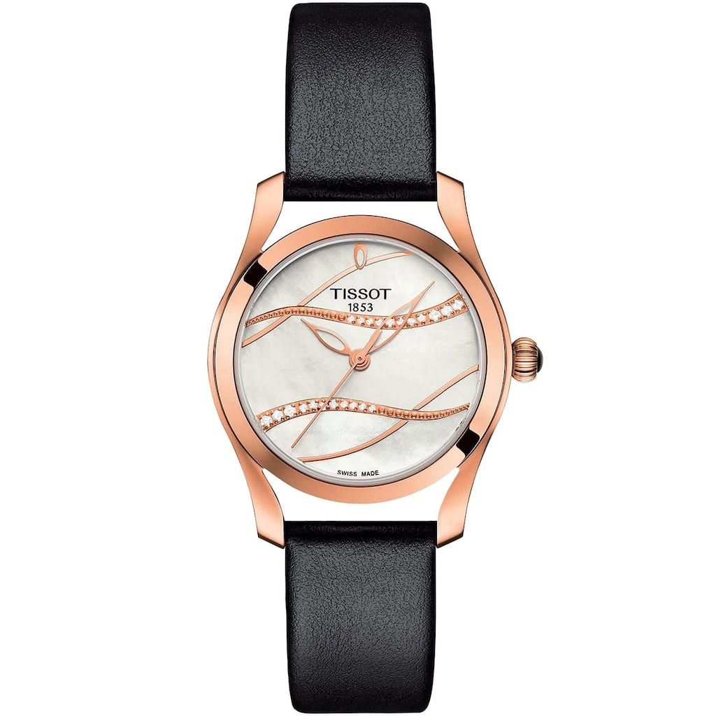 Tissot Women's T-Wave Mother of Pearl Dial Watch - T1122103611100 - Mother of Pearl - 6 (36)