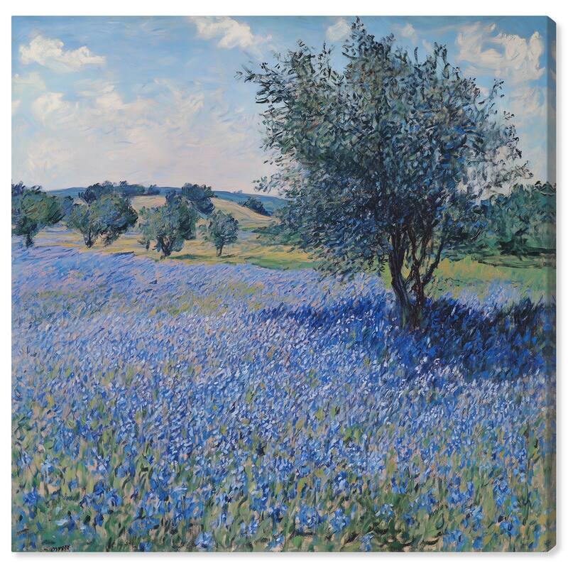 Bluebonnet Meadow II Canvas by Art Remedy, Gallery Wrapped - 16" x 16"