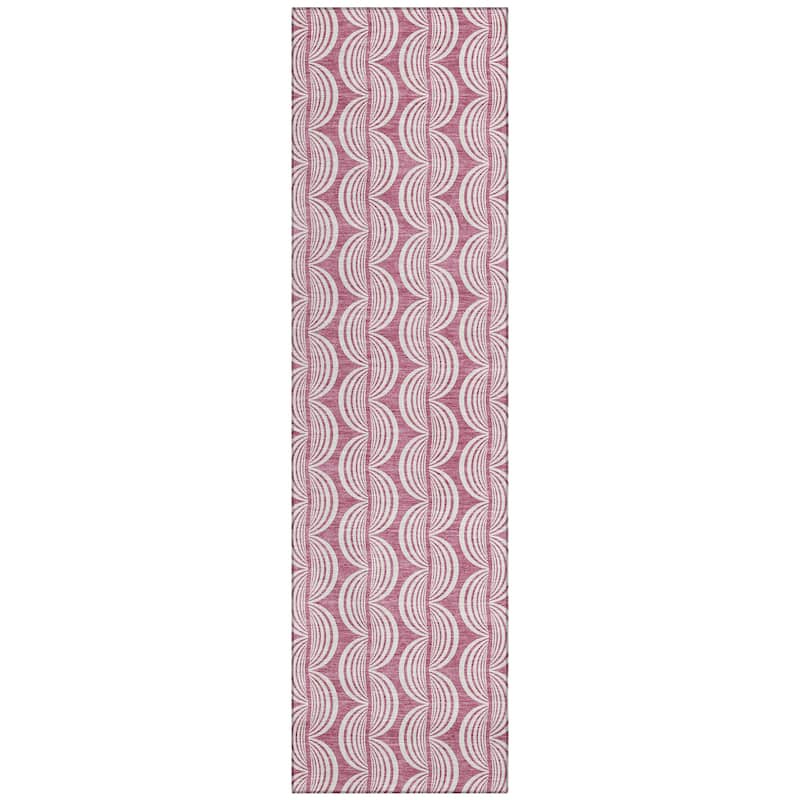Machine Washable Indoor/ Outdoor Contemporary Chantille Rug