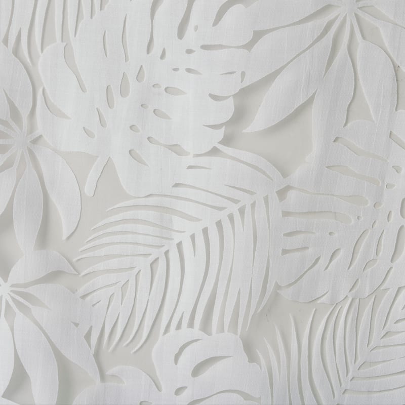 Madison Park Kauna Palm Leaf Burnout Window Curtain Sheer