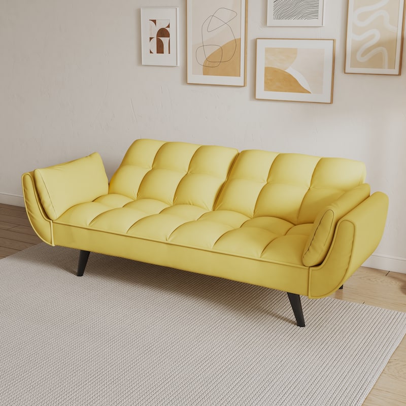Versatile 2-Seater Sofa in Polyester Blend, Adjustable, Comfortable, and Space-Saving Design, Ideal for Apartment