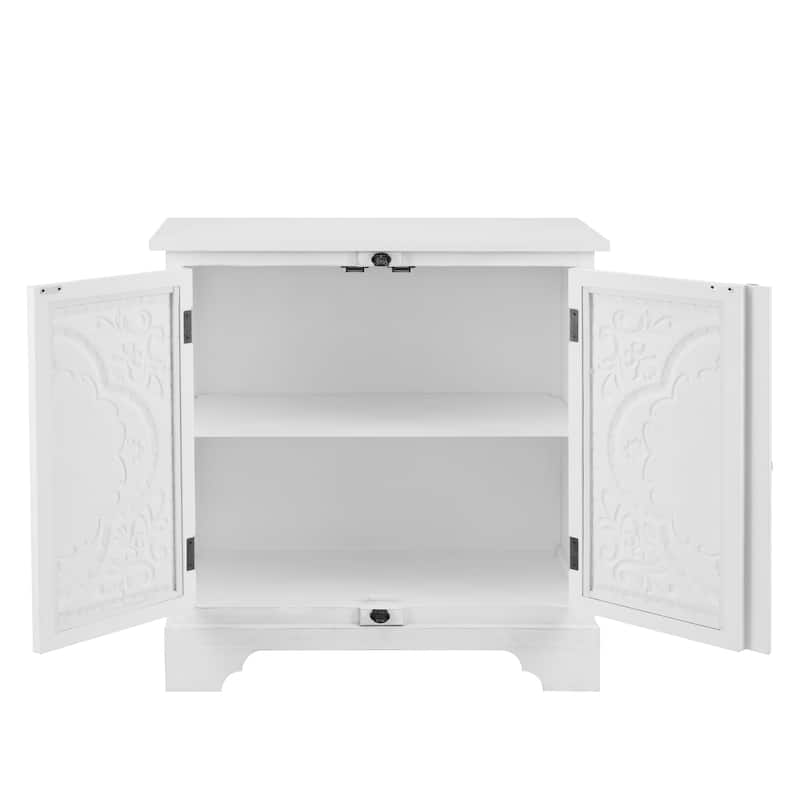 Art Leon Retro and Romantic Floral Cabinet