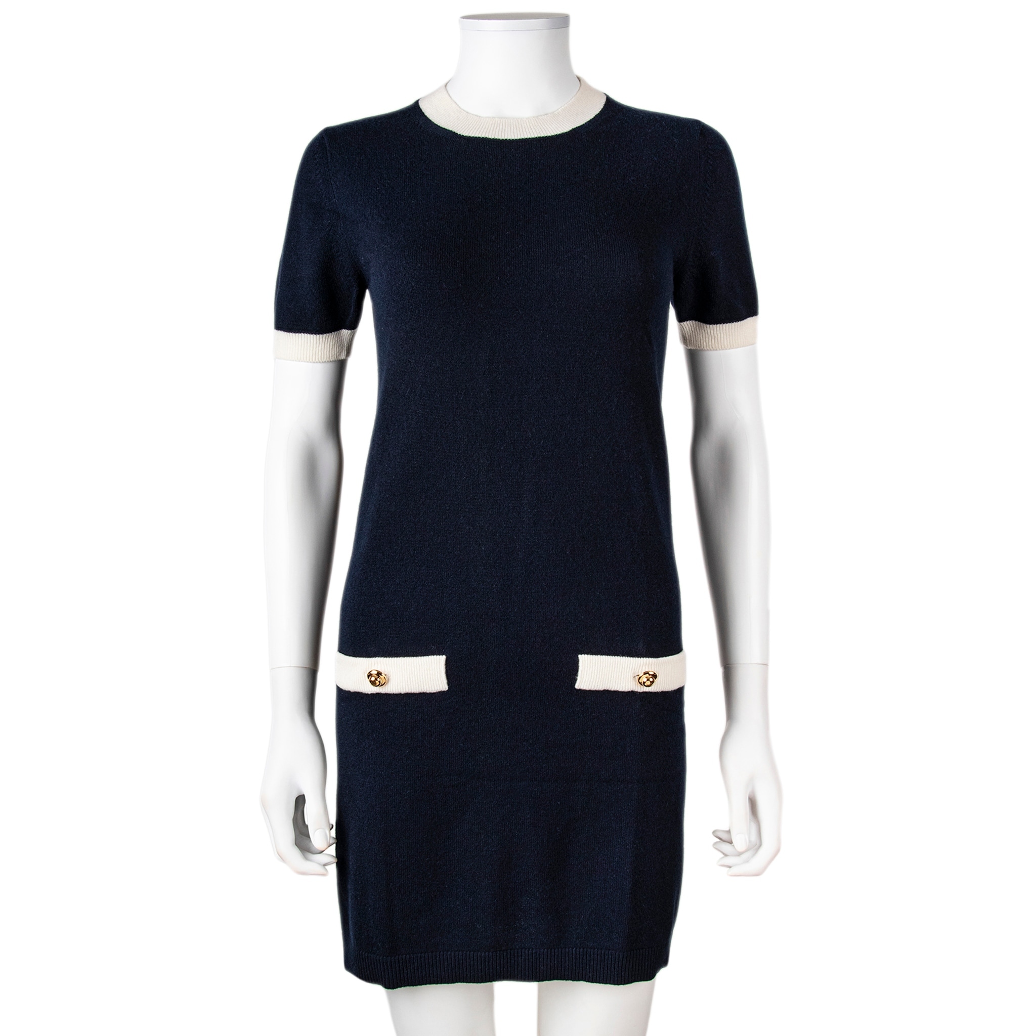 Miu Miu Crewneck Cashmere Dress - 42