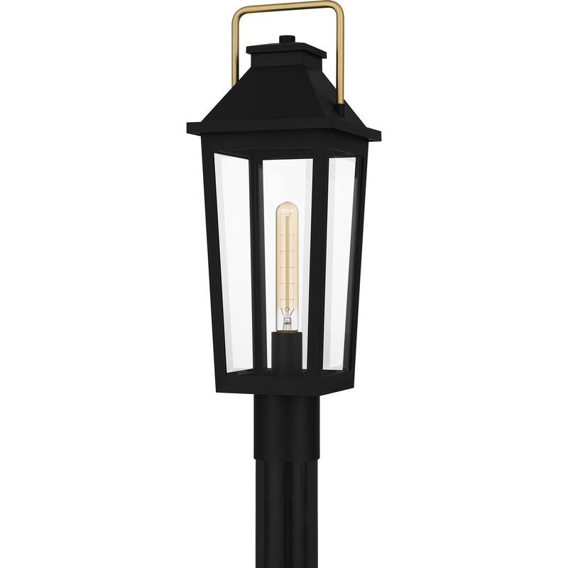 Buckley 1-Light Outdoor Post Mount in Matte Black - Matte Black