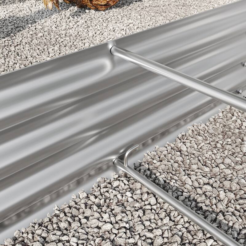 4x2x1ft Raised Garden Bed Kit, Galvanized Planter Raised Garden Beds for Outdoor for Vegetables,Flowers &Herbs, Heavy Duty
