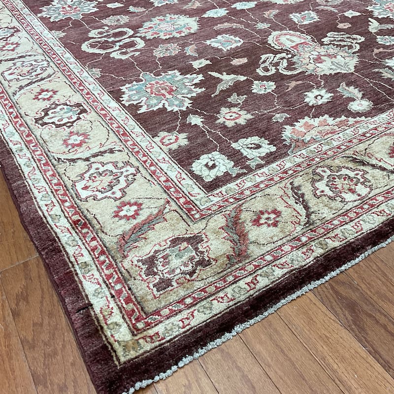 HERAT ORIENTAL Handmade Oushak Wool Rug - 6'5" x 7'9"