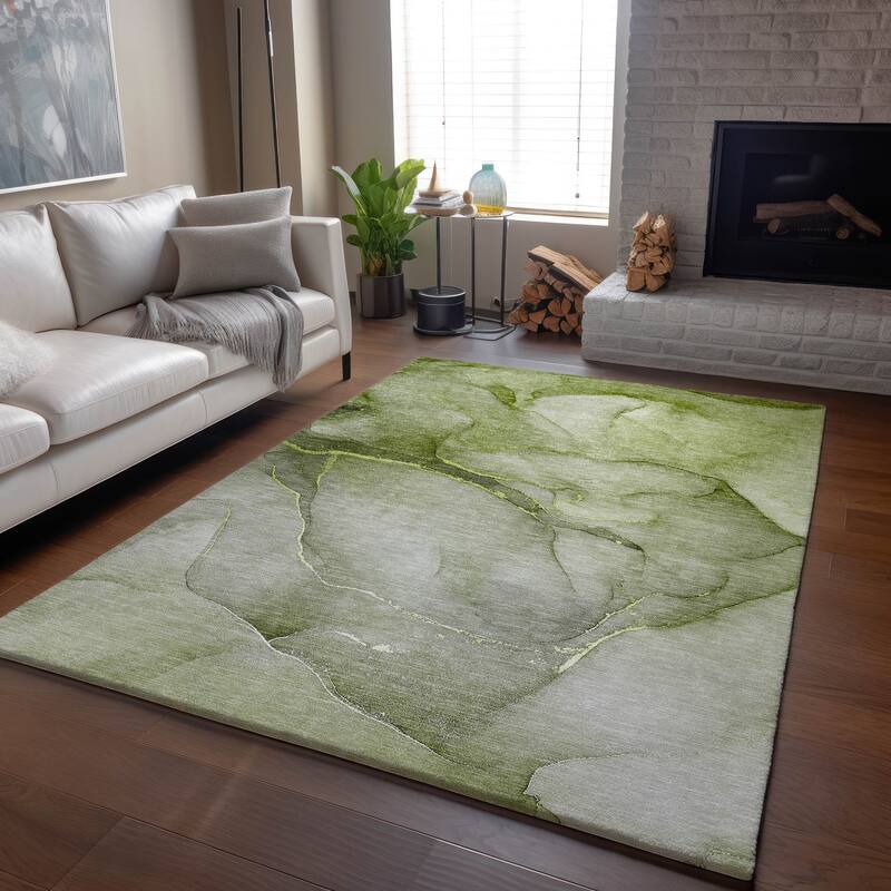 Premium Washable Super Soft Contemporary Abstract Mayfield Rug