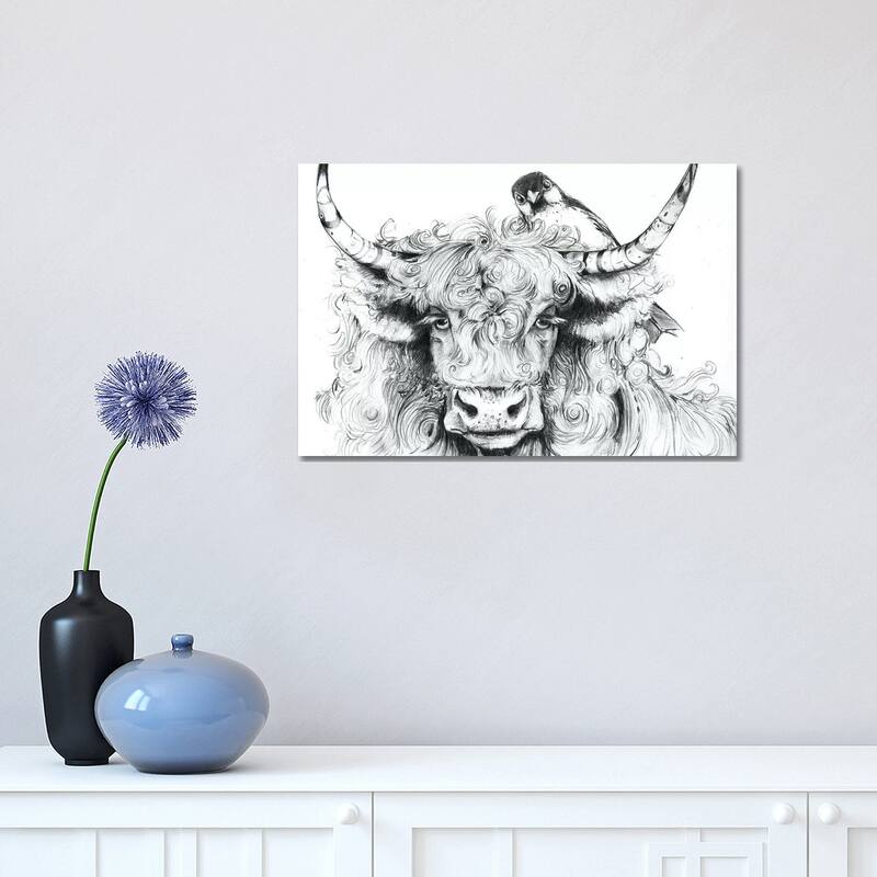 iCanvas "Fergus Braced Himself For Another Spring" by Maggie Vandewalle Canvas Print - 12x18x1.5