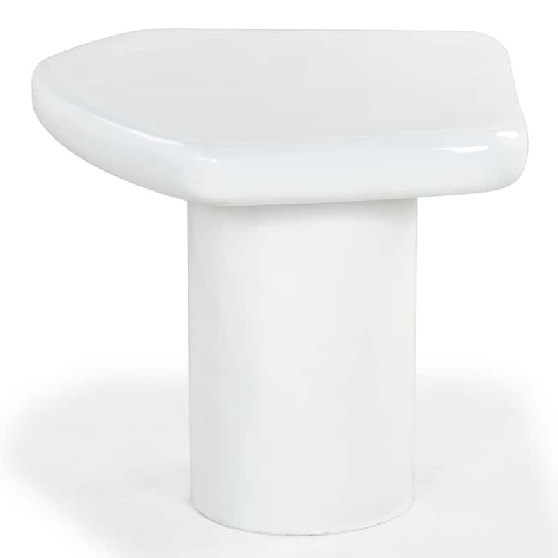 SAFAVIEH Couture Rhianna Concrete Accent Table - 24"W x 22"D x 18"H