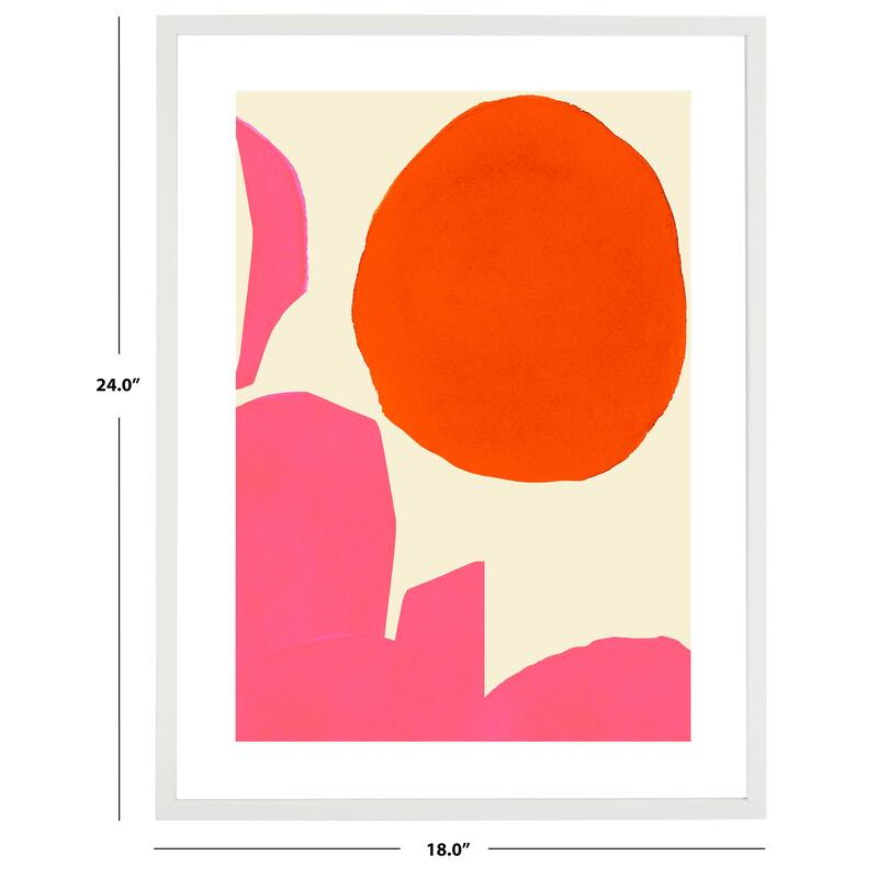 SAFAVIEH Vaide Mojave Susnset 18 x 24-inch Framed Wall Art