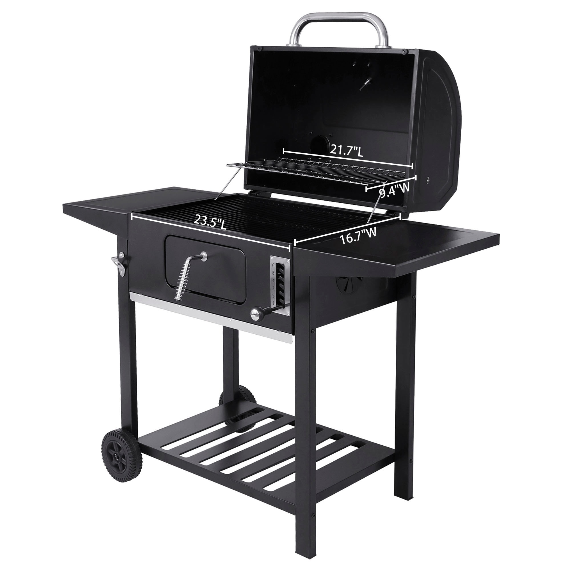 Heavy duty 24 on sale inch charcoal grill