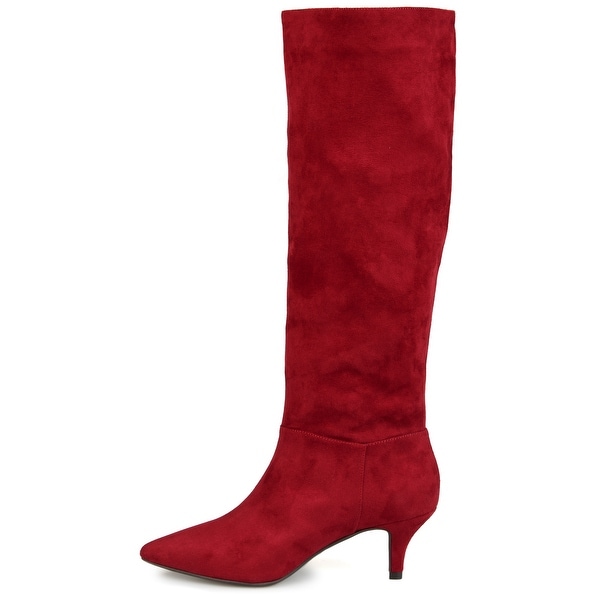 ladies red boots