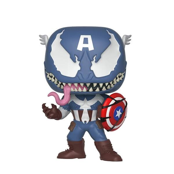 Shop Pop Marvel Venom Venom Captain America Collectible Figure Multicolor Overstock 27883971