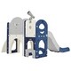 preview thumbnail 28 of 32, Kids Slide Playset Structure 7 in 1,Freestanding Spaceship Set w/Slide