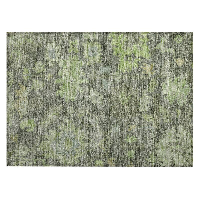 Machine Washable Indoor/ Outdoor Vintage Traditional Chantille Rug