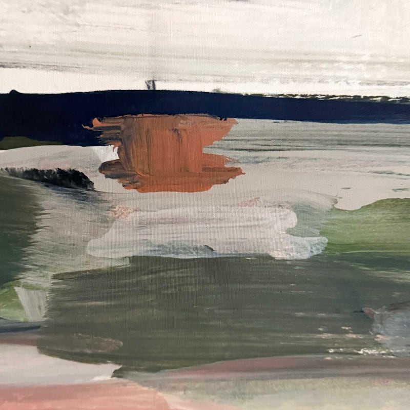 Uttermost Just Peaking Framed Abstract Prints (Set of 2)