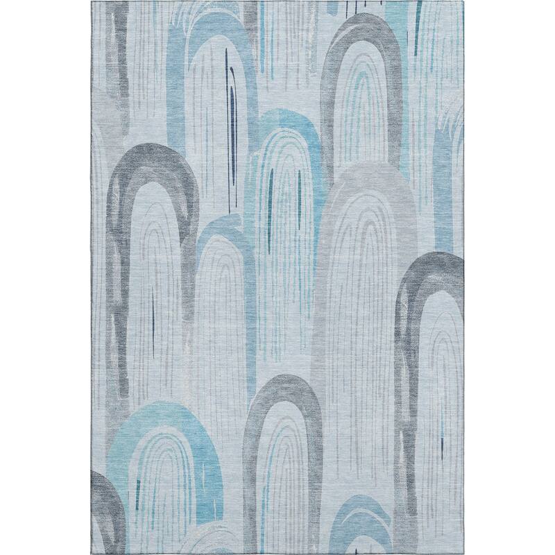 Premium Washable Super Soft Contemporary Imprints Mayfield Rug