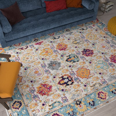 Dynah Bohemian & Eclectic Oriental Indoor Area Rug