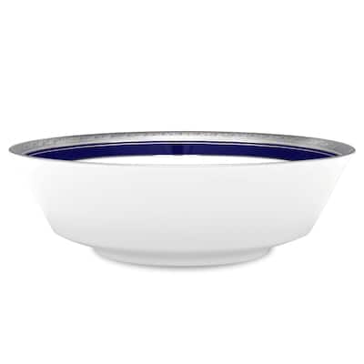 Noritake Crestwood Cobalt Platinum Round Vegetable Bowl, 9", 40 Oz.