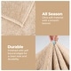 preview thumbnail 5 of 69, Superior Classic Solid Fleece Blanket Plush Medium Weight