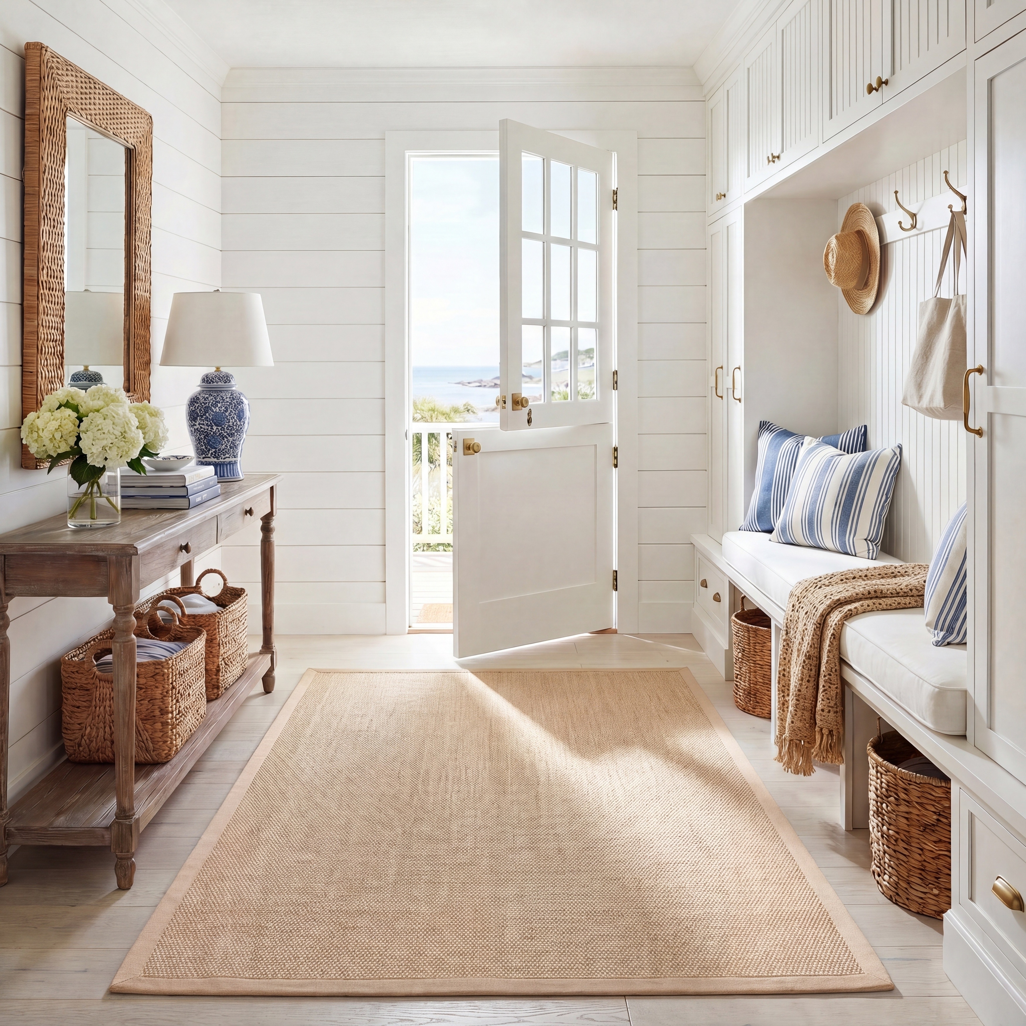 SAFAVIEH Handmade Natural Fiber Spasenija Farmhouse Sisal Rug