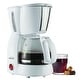 preview thumbnail 4 of 2, 4 Cup Coffee Maker in White