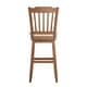 preview thumbnail 38 of 61, Eleanor Slat Back Wood Swivel Stool by iNSPIRE Q Classic