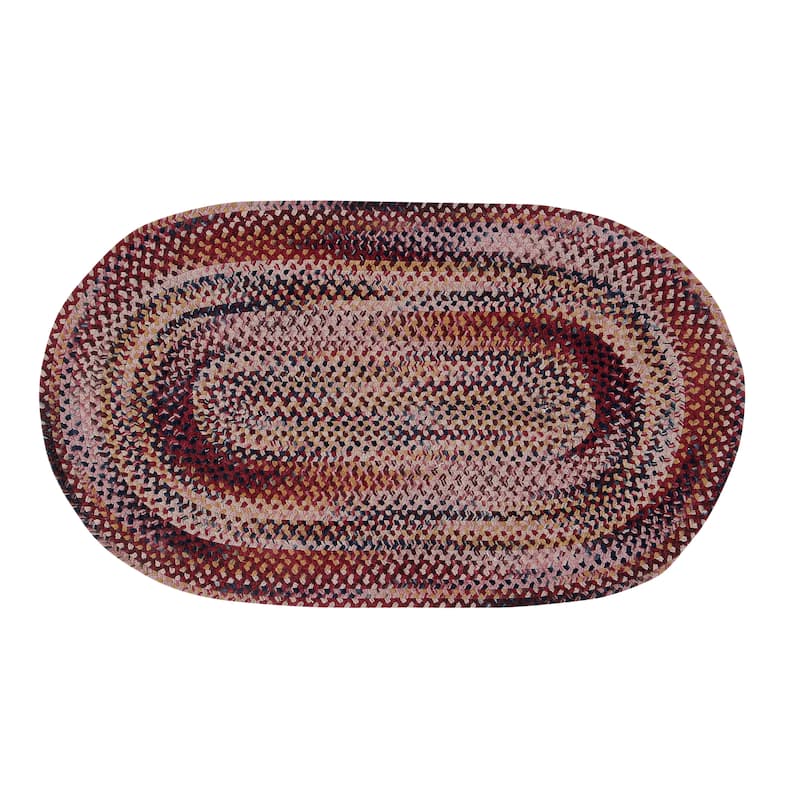 Ombre Soft Chenille Braided Rugs
