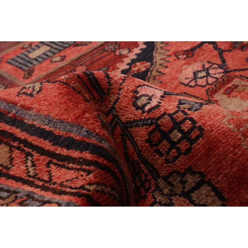 ECARPETGALLERY Hand-knotted Anadol Red Wool Rug - 3'10 x 10'1