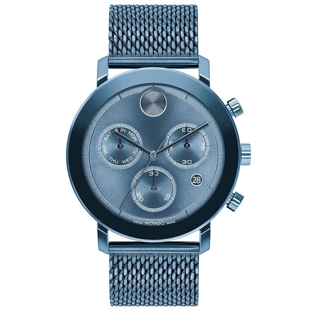 Movado Men's Bold Blue Dial Watch - 3600809 - 6 (36)