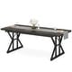preview thumbnail 42 of 52, Farmhouse Dining Table for 6 People, 70.8-Inch Rectangular Wood Kitchen Table