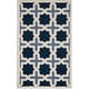 preview thumbnail 11 of 12, SAFAVIEH Traditional Handmade Cambridge Moroccan Light Blue Wool Rug 3' x 5' - Blue/Ivory - Rectangle