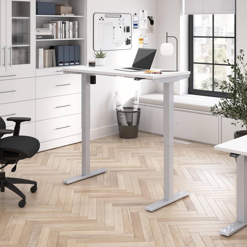 Bush Business Furniture Move 40 Series 48x24 Adjustable Standing Desk - White