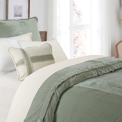 HiEnd Accents Arlington Velvet Duvet Cover, 1PC